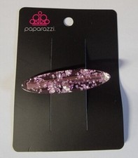 Confetti Couture Purple Paparazzi Hair Clip Accessory