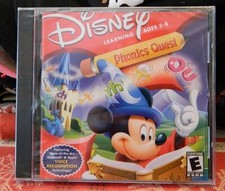 Disney's Phonics Quest New  Sealed Take a Look Learning Ages 5-8