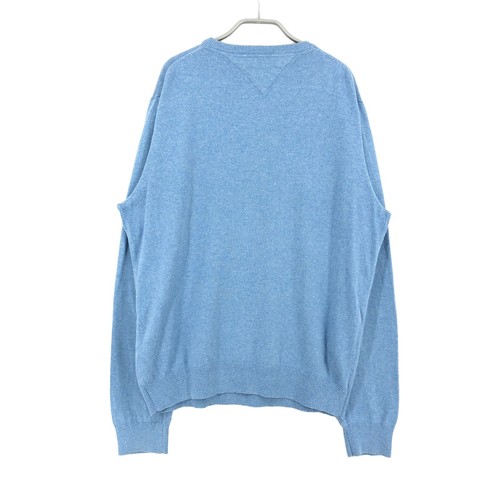 TOMMY HILFIGER Men 8% Cashmere Crew Neck Jumper Pullover Sweater Size L - Picture 2 of 9
