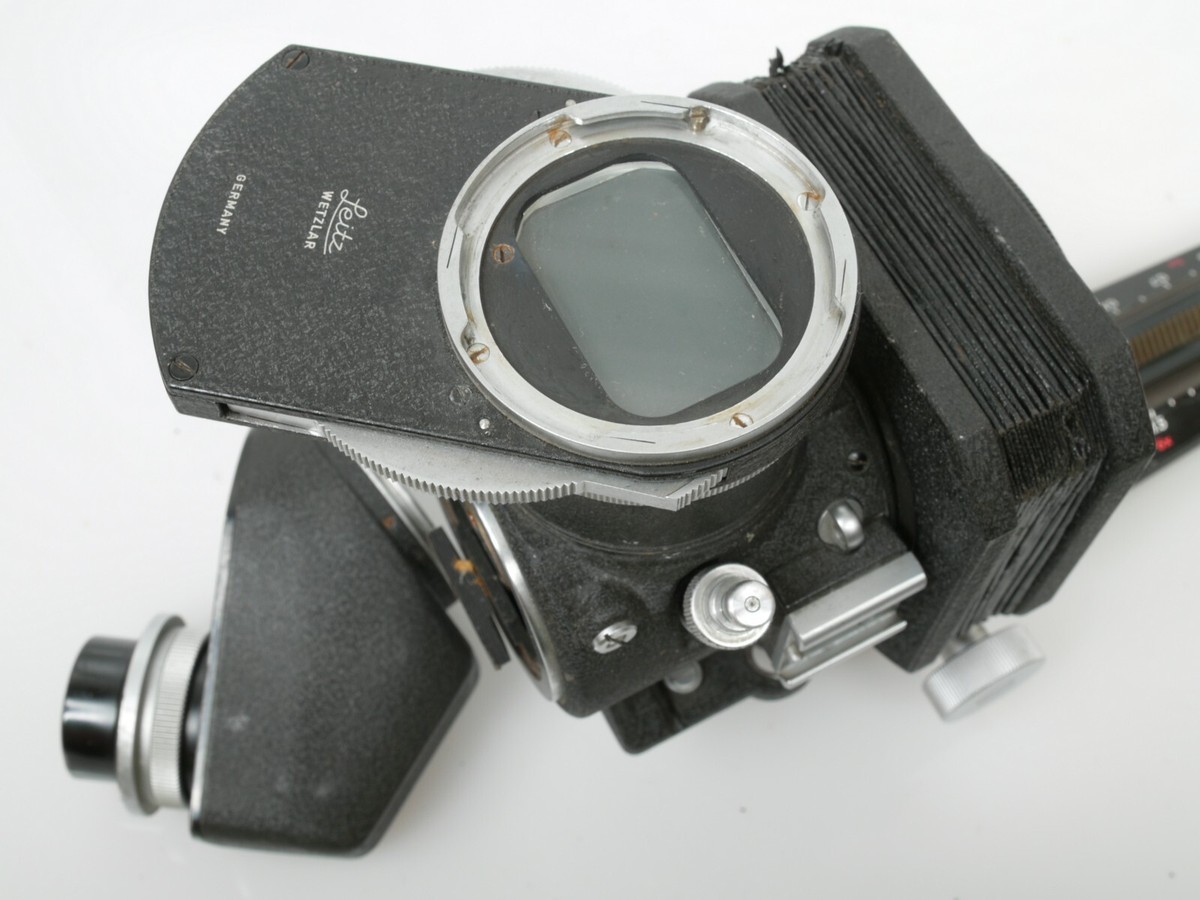 Leitz Leica Micro Visoflex I Spiegelkasten mit 45° Lupe Prototyp