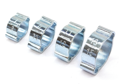 Doppio Orecchio O Clip Acciaio Zincato Carburante Aria