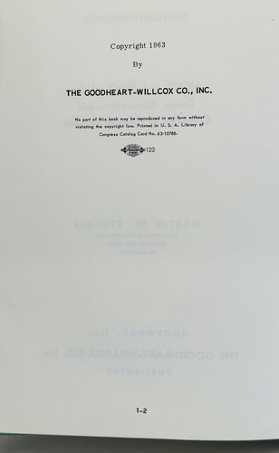 AUTO MECHANICS FUNDAMENTALS, by Stockel, 1963, Hard Cover Book. Vintage Auto - Picture 10 of 19