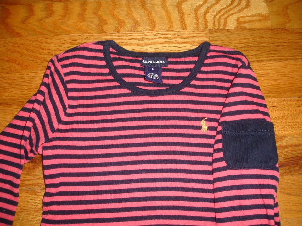 LOTE DE 2 FALDAS VAQUERAS SHORTS Y TOP CAMISAS RALPH LAUREN NIÑAS talla 6X AZUL ROSA Foto 2 de 4