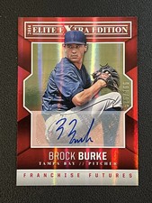 Brock Burke 2014 Panini Elite Extra Edition Franchise Futures Auto /799 62 Rays