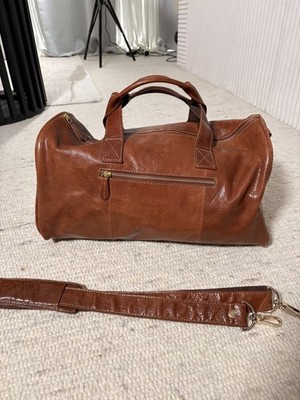 Gusti Leder Hall Reisetasche 25L Büffelleder Nuss/Honigbraun   Neu