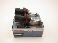 2 Sylvania 9004 Headlight Lamp Bulbs - Pair