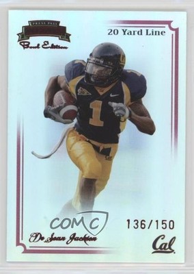 2008 Legends Bowl Edition 20 Yard Line 136/150 DeSean Jackson #12 Rookie RC 1s7