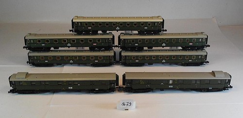 Minitrix Spur N 1/160 D-Zugwagen-Set 4-achsig der DRG #1679 | Zustand: Gebraucht