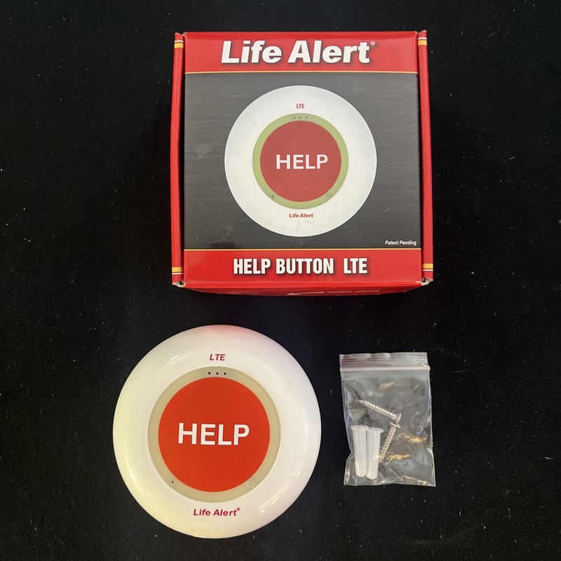 Life Alert Help Button LTE Monitored Alert System Any Room Button Open Box