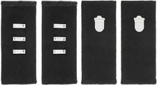 4 Pcs Black Hook Waist Extenders for Pants Jeans Skirts - Adjustable Waistband