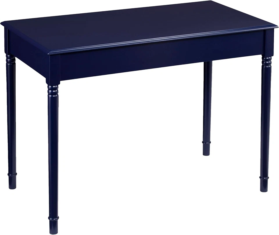 Escritorio Janice Farmhouse con 2 cajones - azul marino Foto 4 de 4