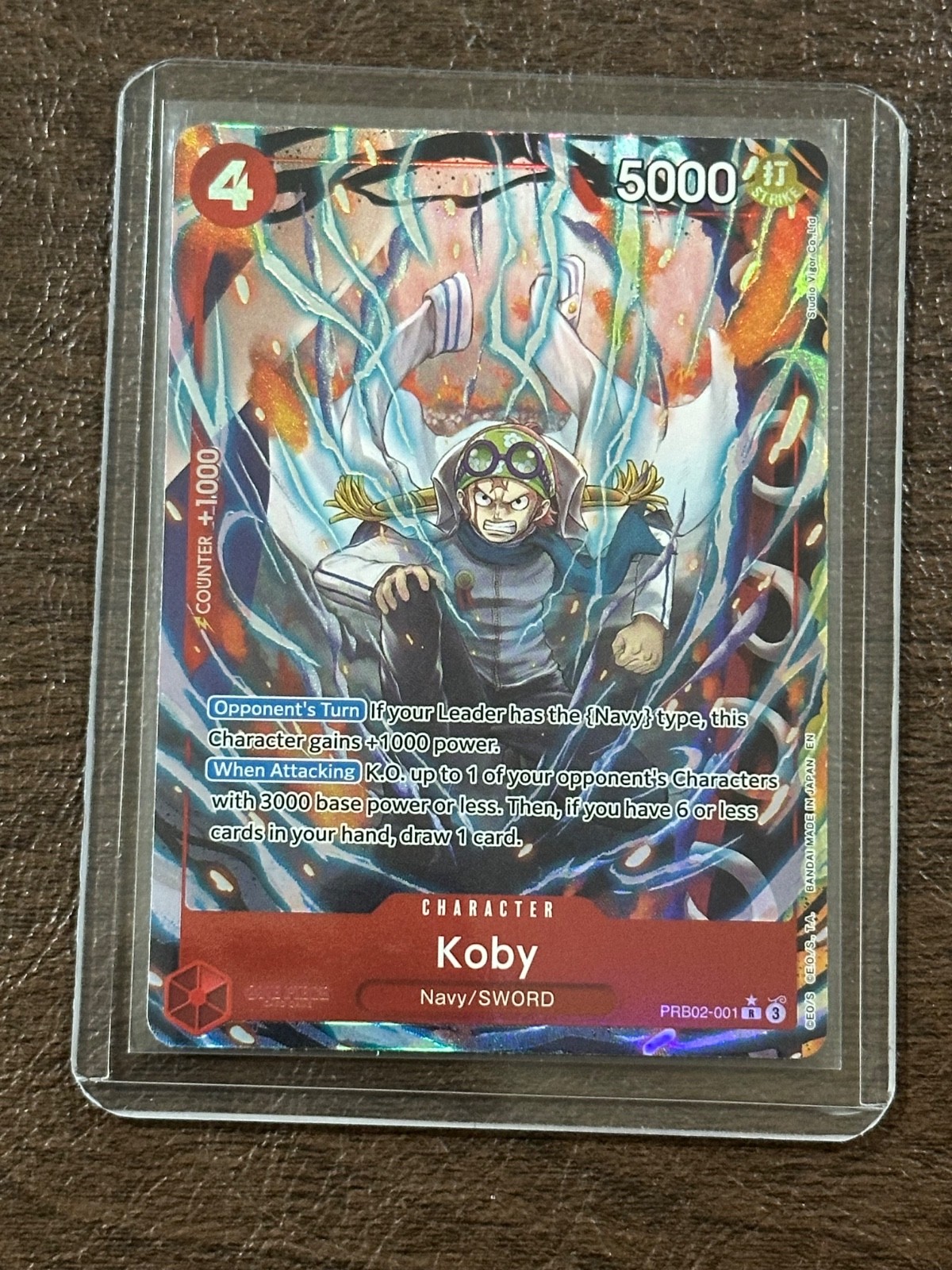 Koby (Alternate Art) PRB02-001 Premium Booster -The Best- Vol. 2 Foil
