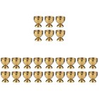 24 Stcs Edelstahl -Eierhalter Ständer Eierbecher Kreativ gekochte Eierbecher