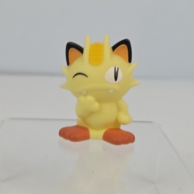 2023 Pokemon 1.5'' Meowth Mini Figure Finger Puppet Nintendo Bandai Winking