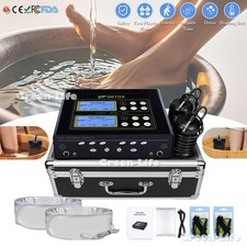 Professional Dual User Ionic Foot Spa Bath Detox Machine with Infrared Belts