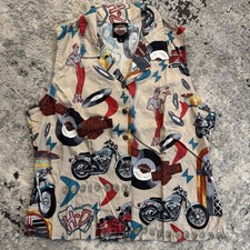 Harley Davidson 50s Hawaiian Tori Richard Mot...