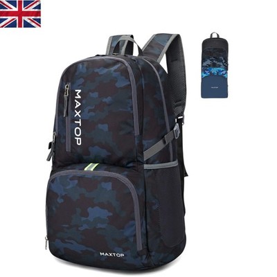 Robuster 50L Wanderrucksack - Packbarer wasserabweisender Tagesrucksack für Damen und Herren