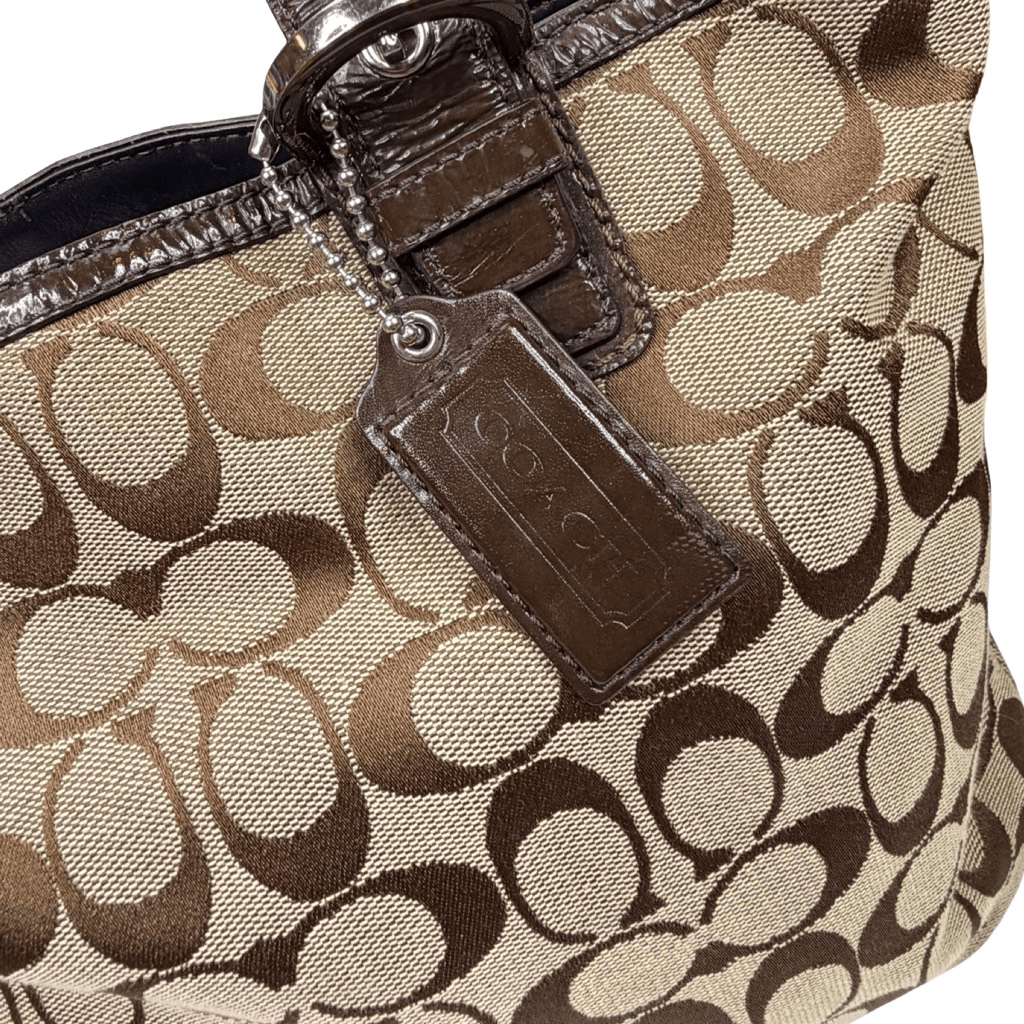 COACH SoHo Signature Tote Bag - H1160-F17401 13” x 11” x 4.5