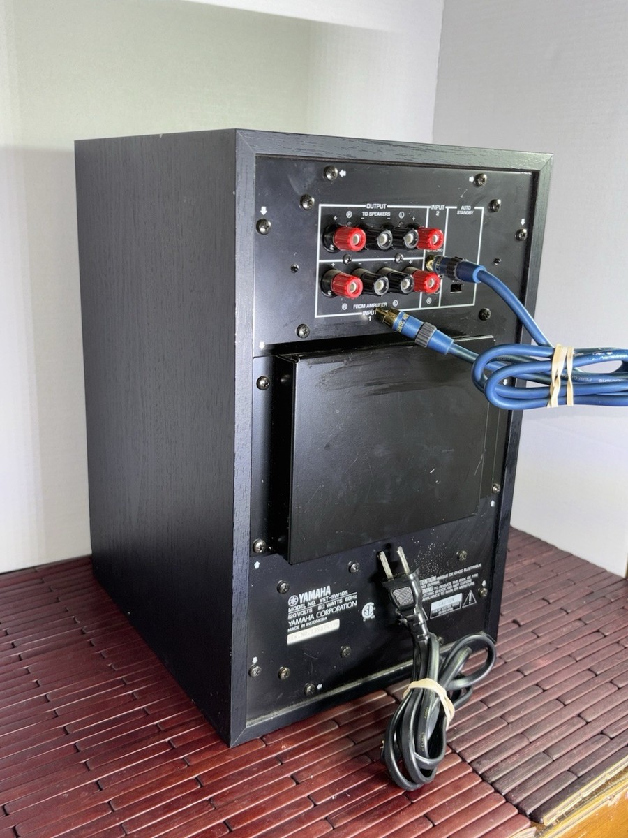 Yamaha YST-SW105 Powered Subwoofer Speaker Tested & Works | eBay