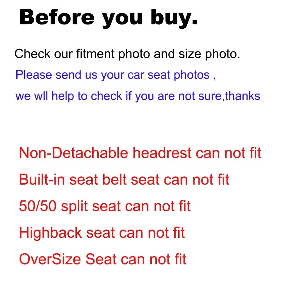 For Ford Mustang Pu Leather 5 Seat Cover Front Rear Full Set Protector Cushion Foto 2 de 4