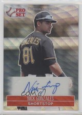 2021 Leaf Pro Set Metal 1991 Base Red Wave Nick Gonzales #PS1-NG2 Auto 01x1