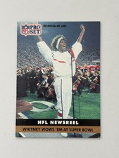 Whitney Houston 1991 Pro Set “National Anthem” #350 