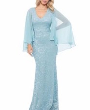 Betsy  Adam Lace Cape-Sleeve Dress Sz 8 NWT Women Classic Wedding Formal