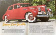 1940 Cadillac Lasalle Touring Sedan 5 Pg Review