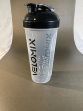 Velomix 28 Oz Protein Shaker Bottle for Protein Mixes, w/ Wire Whisk new (372)
