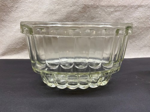 5 Antique Solid Clear Glass Jelly/Gelatin/Pate' Aspic Molds Vintage Jello - Picture 6 of 6