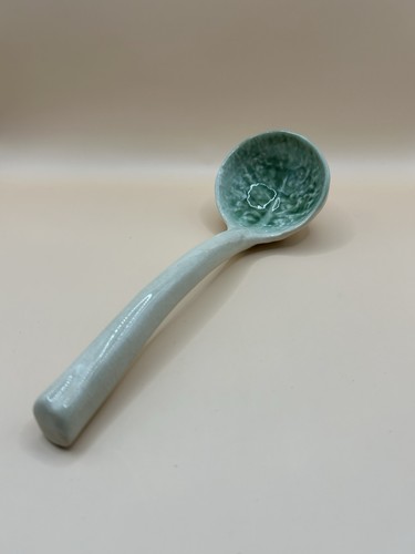 Vintage Bordallo Pinheiro Portugal Kohlblatt. Nur Schöpfkelle.