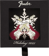 FENDER GUITAR 2025 LIMITED RELEASE CHRISTMAS HOLIDAY ORNAMENT 912-4761-706 NEW