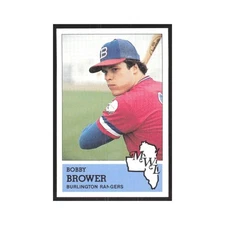 1983 Fritsch Minor League Bobby Brower Burlington Rangers #11.0