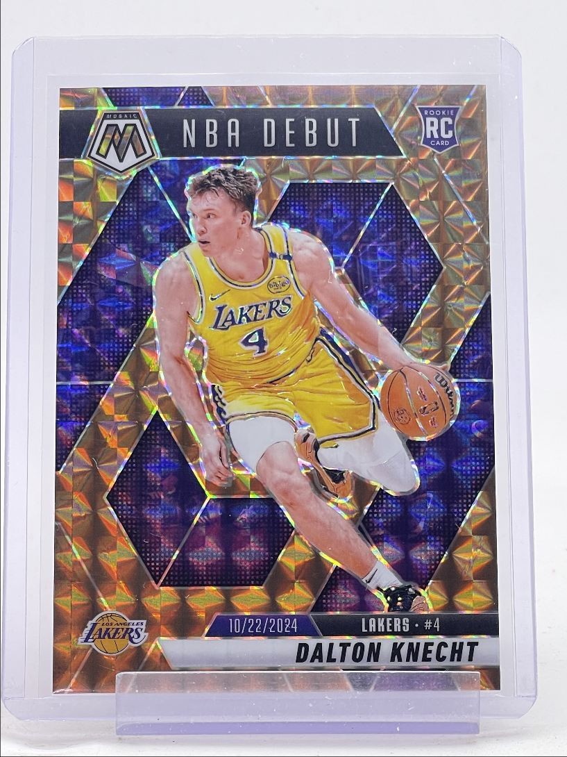 DALTON KNECHT 2024-25 MOSAIC NBA DEBUT ROOKIE BRONZE MOSAIC RC /75 Q3464