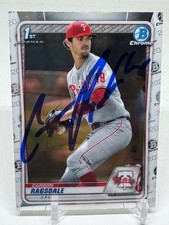 2020 Bowman Baseball 1st SIGNED RC Chrome BD-145 Carson Ragsdale