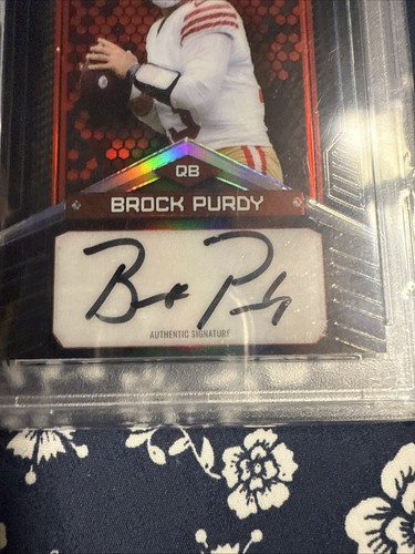 Brock Purdy Signed Card Alumination PSA - 第 12/12 張圖片