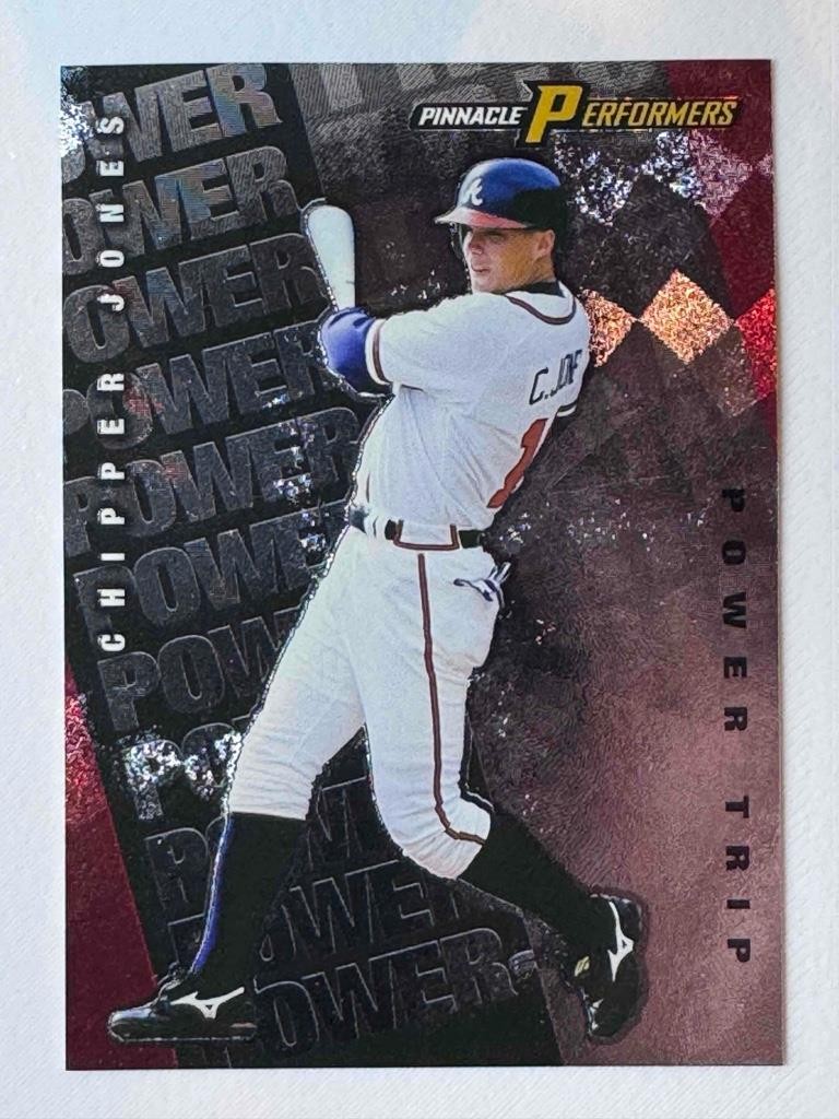 1998 Pinnacle Performers Power Trip #7 CHIPPER JONES 162/10000