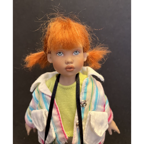 Kish 8” Red hair Tulah Explorer Girl Doll With Rain Boots Jacket Binoculars 2004 - Picture 2 of 13