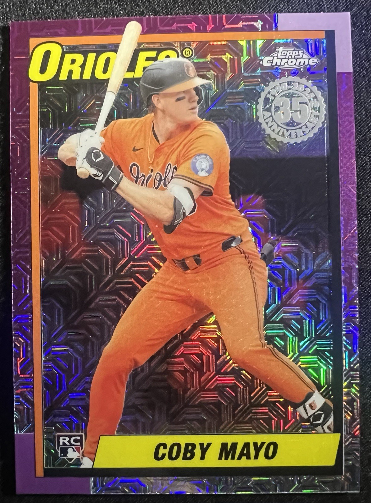 Coby Mayo #U90C-51 1990 Silver Pack Mojo (RC) - 2025 Topps Update