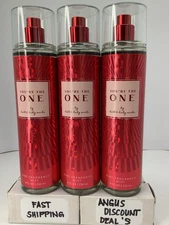 Bath & Body Works “YOUR THE ONE” ”Fine Fragrance Mist “3 PACK” 8 Oz New!