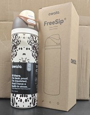 NEW Owala Color Drop 24oz FreeSip Cowgirl Core Cow Print Water Bottle 2026 Gifts
