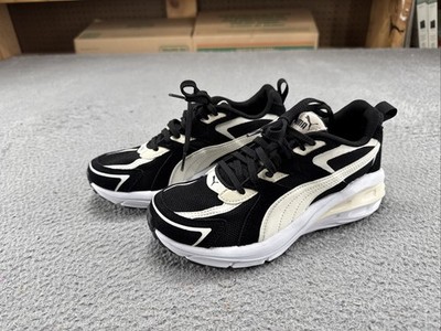 PUMA Hypnotic LS Women's Sneakers Black/Warm White/Alpine Snow Size 6 EUC