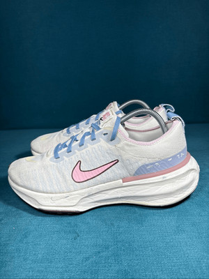 Nike ZoomX Invincible Run Flyknit 3 Sail Blue Whisper Soft Pink Women s Size 10.