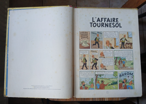 Tim und Struppi - Die SONNENBLUMENAFFÄRE B19 von 1956 Casterman Hergé - Bild 4 von 7