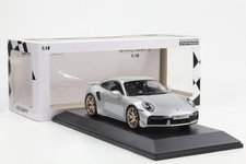MINICHAMPS Porsche 911 992 Turbo S Sport Design Coupe 2024 1:18 Silver