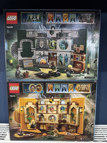 LEGO Harry Potter 76412 y 76410 Slytherin Hufflepuff Casa Banner Set CAJA MARCA - Imagen 2 de 2