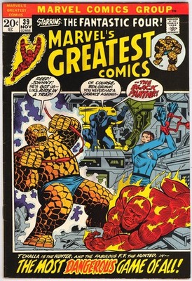 Marvel's Greatest Comics 39 Reprints Fantastic Four 52 1st Black Panther BIN