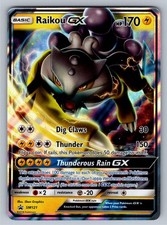 Raikou GX SM121 Holo Promo Sun & Moon Promo Pokemon Lightly Played on eBay