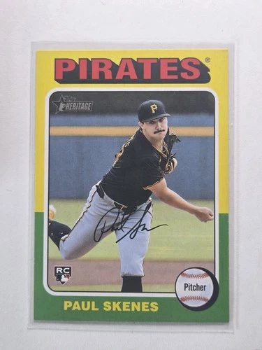 New Listing2024 Topps Heritage High Number Rookie Card RC #594 Paul Skenes