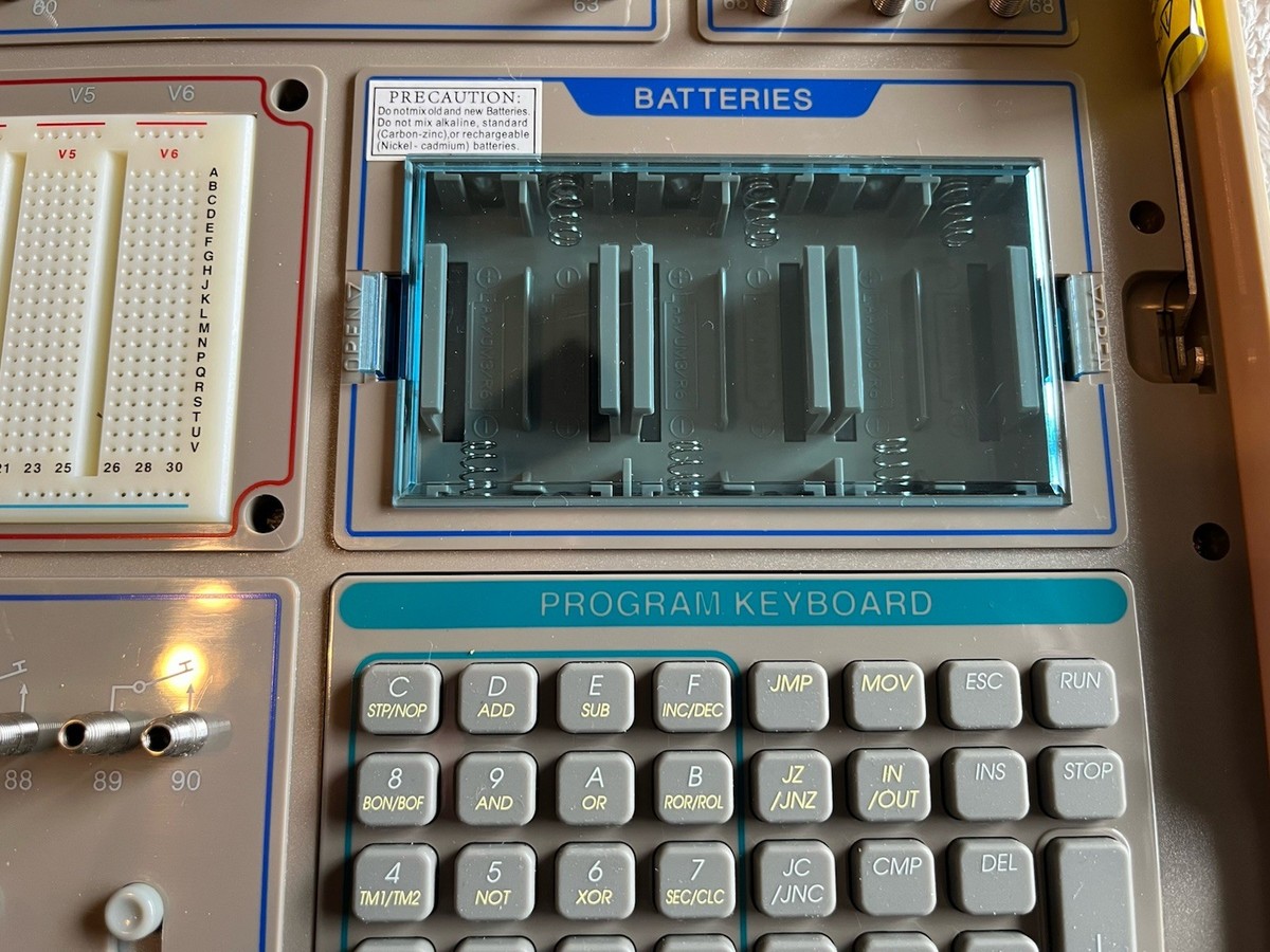 Maxitronix Electronic Lab 500, Assembly Programming - Base board